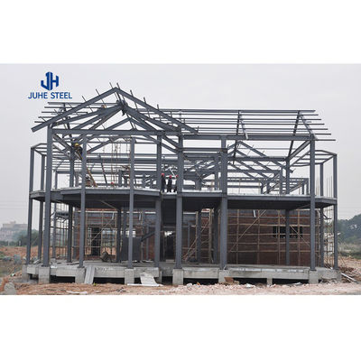Q235Q345 Casa prefabbricata a struttura in acciaio con installazione rapida e materiale a basso tenore di carbonio