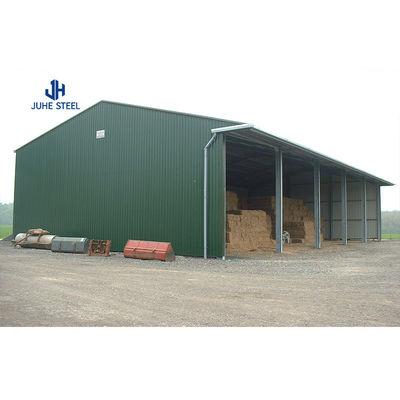 Scaffalature prefabbricate con tetto a gabbia per la protezione delle attrezzature agricole