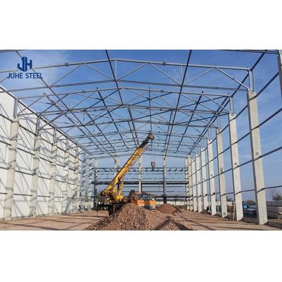 Strutture in acciaio prefabbricate per officine di magazzino durevoli secondo la norma GB Q235B Q355B