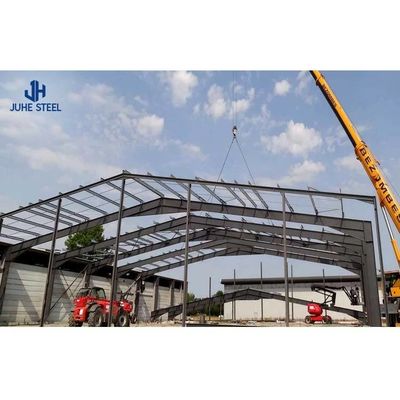Strutture in acciaio prefabbricate per officine di magazzino durevoli secondo la norma GB Q235B Q355B