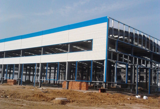 Wide Width Pre Built Light I Beam Warehouse Construction with Aluminum Alloy Window (Construzione di un magazzino con vetro di alluminio)