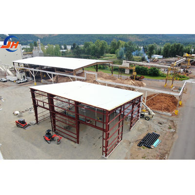 Stoccaggio di struttura in acciaio galvanizzato certificato CE/ISO9001 per edifici prefabbricati