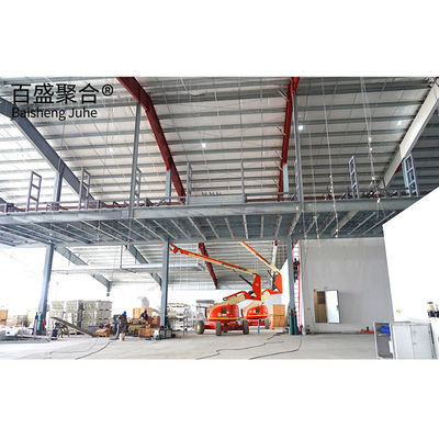 Decoiling AiSi Standard Prefabricated Steel Structure Workshop per lo stoccaggio delle aziende agricole leggere