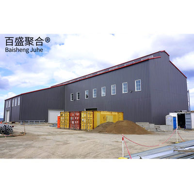 Decoiling AiSi Standard Prefabricated Steel Structure Workshop per lo stoccaggio delle aziende agricole leggere