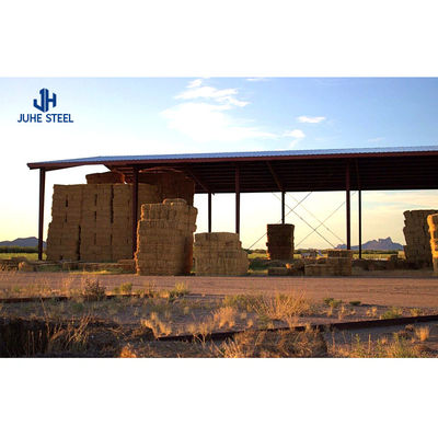 Gestione delle aziende agricole Q235/Q345B Grade Prefabbricato Graneria in metallo Case prefabbricate Granerie in metallo