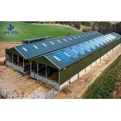 Q235/Q345 Edifici in metallo in stile stalla di cavalli Prefabbricati stalla di cavalli in metallo OEM ODM