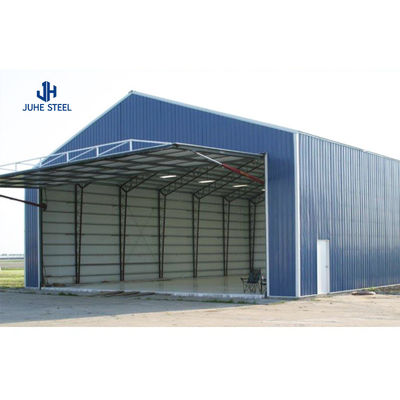 Struttura in acciaio leggero hangar aereo telaio di metallo per hangar moderno personalizzato