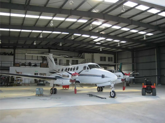 Struttura in acciaio in forma di H, struttura modulare, hangar di aerei, magazzino