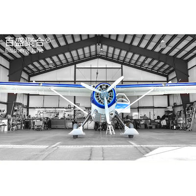 Progettazione moderna Struttura di acciaio rinforzata per hangar di aerei di costruzione rapida