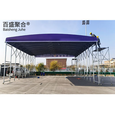 Electrically Retractable Steel Summer Sunshade Telescopic Folding Sliding Awning Tent (Tente di avvolgimento in acciaio elettrico)