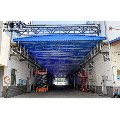 Materiale in acciaio Carport pieghevole Garage tenda di avvolgimento per camper e carport