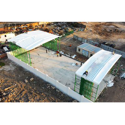 Materiale in acciaio Carport pieghevole Garage tenda di avvolgimento per camper e carport