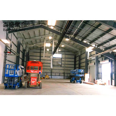 AiSi Standard Steel Prefab Workshop con porta scorrevole