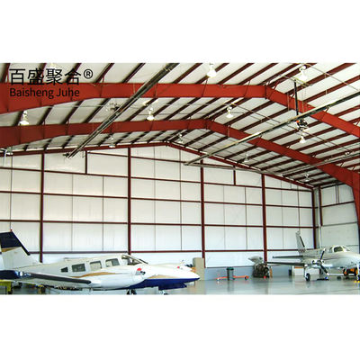 Struttura di acciaio leggero telaio hangar prefabbricato per aeromobili moderni Tolleranza ± 1%