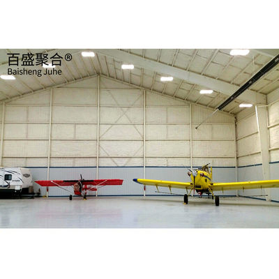 Low Carbon Steel Hangar Workshop Building con struttura in acciaio prefabbricato multifunzionale