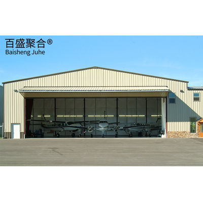 Low Carbon Steel Hangar Workshop Building con struttura in acciaio prefabbricato multifunzionale
