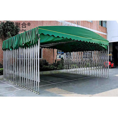Carport Tunnel e garage tenda personalizzabile con Push Pull Retractable Design