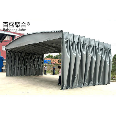 Carport Tunnel e garage tenda personalizzabile con Push Pull Retractable Design