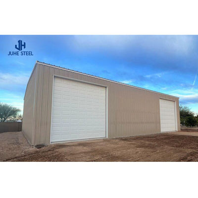Q235B/Q345B Acciaio a basso tenore di carbonio 100*100*9m magazzino di acciaio prefabbricato per hangar workshop