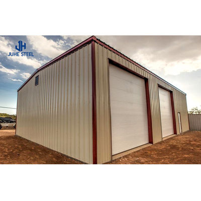 Q235B/Q345B Acciaio a basso tenore di carbonio 100*100*9m magazzino di acciaio prefabbricato per hangar workshop