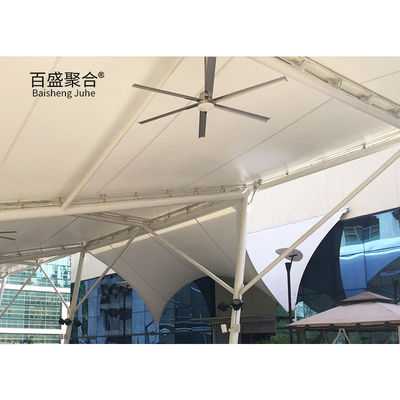 0.065mm Tenda di tessuto Struttura ombrello ombrello PVDF PTFE Parcheggio Struttura tensione membrana