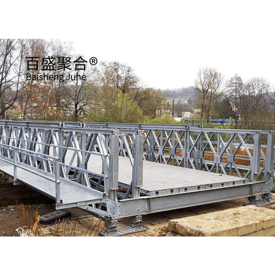 Ponte pedonale in metallo Ponte pedonale in acciaio per una singola corsia Larghezza 4,2 m