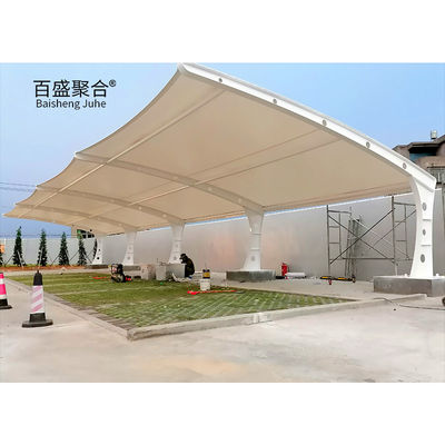 Coperta per la pioggia all' esterno Carport struttura a membrana di alluminio Auto parcheggio capanno tenda per la festa