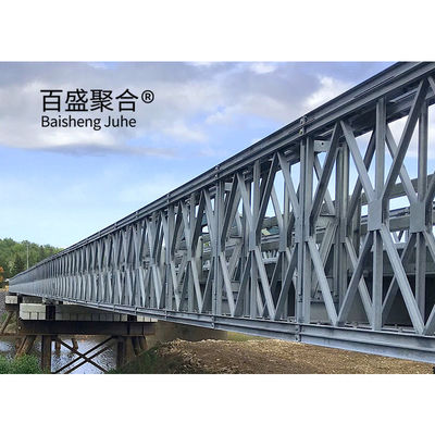 Ponte pedonale in metallo Ponte pedonale in acciaio per una singola corsia Larghezza 4,2 m