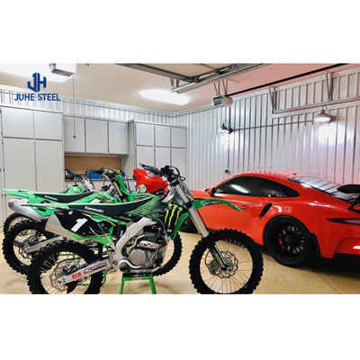 Customized Style Steel Structure Garage con finestra dipinta standard ASTM