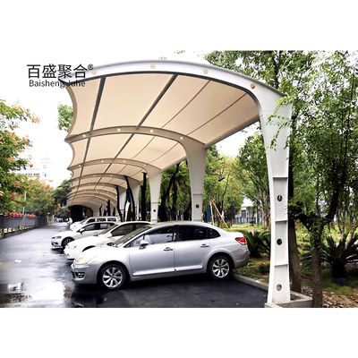 Carport a telaio metallico termicamente trattati per parcheggi in materiale resistente alle intemperie