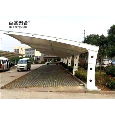 Carport a telaio metallico termicamente trattati per parcheggi in materiale resistente alle intemperie
