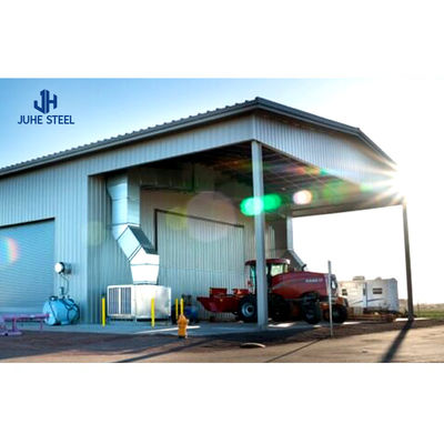 Customized Style Steel Structure Garage con finestra dipinta standard ASTM