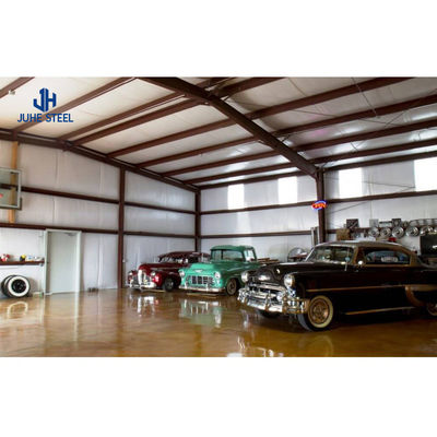 Customized Style Steel Structure Garage con finestra dipinta standard ASTM