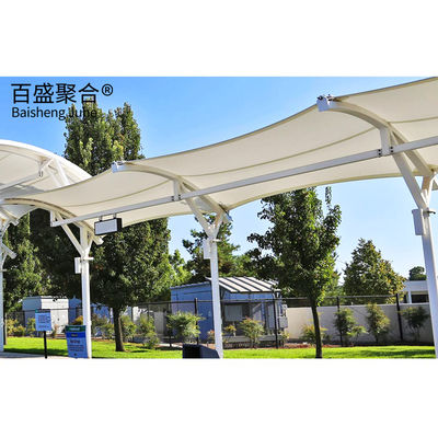 PTFE tessuto architettonico tenda ombra capanna struttura a membrana di trazione per paesaggio