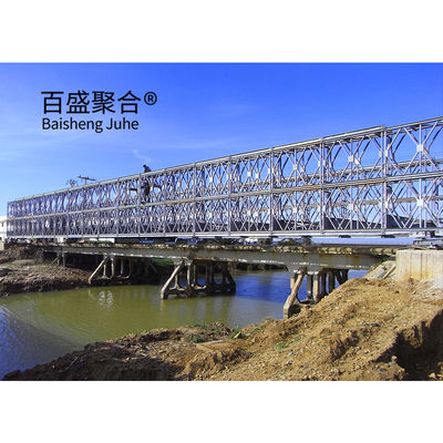 Ponte pedonale in acciaio HD200 Ponte per doppia corsia Larghezza 7,35 m