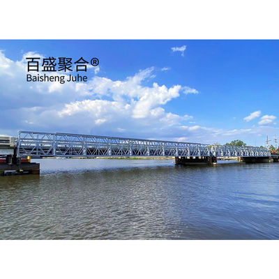 Ponte pedonale in acciaio HD200 Ponte per doppia corsia Larghezza 7,35 m