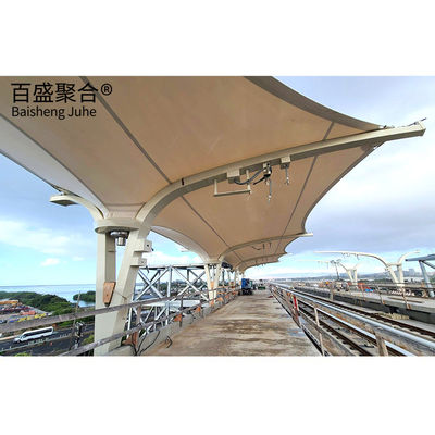 PTFE Stadio sportivo Struttura in acciaio Costruzione Cornice luminosa Edificio in metallo prefabbricato Prefabbricato per lo stoccaggio