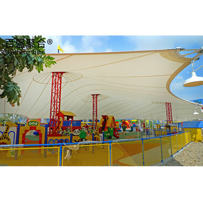 PTFE Stadio sportivo Struttura in acciaio Costruzione Cornice luminosa Edificio in metallo prefabbricato Prefabbricato per lo stoccaggio