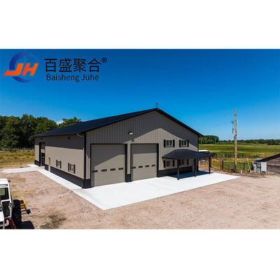 Struttura in acciaio leggero Cornice di metallo Garage con C.Z. Forma Purlin e facile installazione