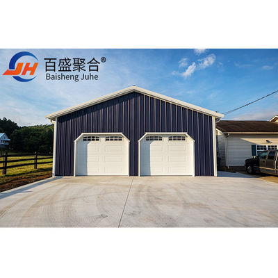 ASTM Standard Customized Small Space Frame Prefab Light Weight Steel Structure Garage