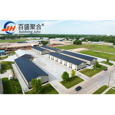 ASTM Standard Customized Small Space Frame Prefab Light Weight Steel Structure Garage