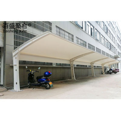 Tessuto a membrana impermeabile auto Tensile Parcheggio auto ombre laboratorio struttura in acciaio OEM ODM