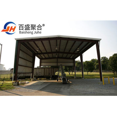 Light and Durable Space Frame Supermarket Building with Prefabricated Steel Structure Edificio con struttura in acciaio prefabbricata