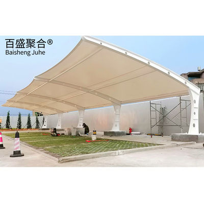 Carport portatile personalizzato con struttura in acciaio e C.Z.