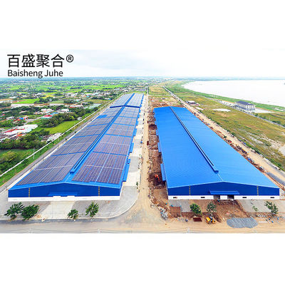 Classe Q235/Q345B Traverse di copertura in acciaio prefabbricate per soluzioni di stoccaggio industriale