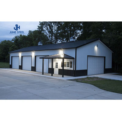 CE ISO9001 Certificato Custom Steel Sheds Metal Garage Portatile Con Purlin C.Z Forma