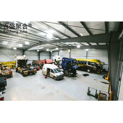 2 Auto Prefabbricato Metal Garage Q235 Q355B Q235 Q235B Q345 Grado
